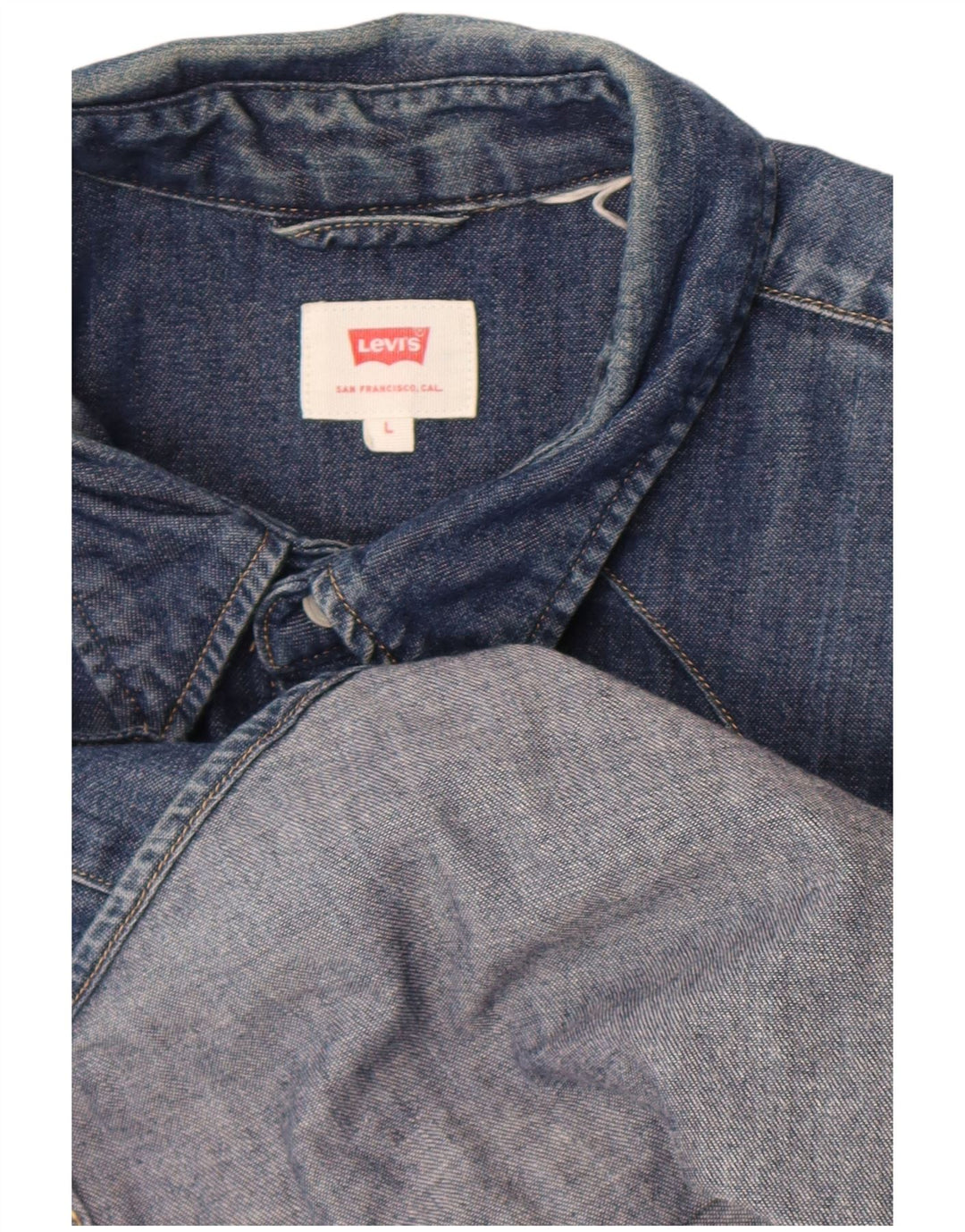 Levi's Chemise en Jean Homme Bleu Large