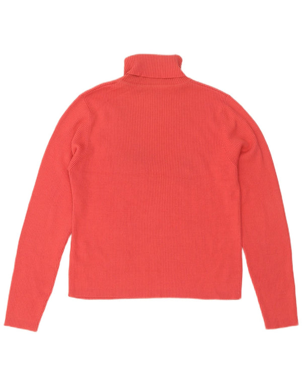 Marks & Spencer Pull court à col roulé pour femme Rouge moyen UK 14