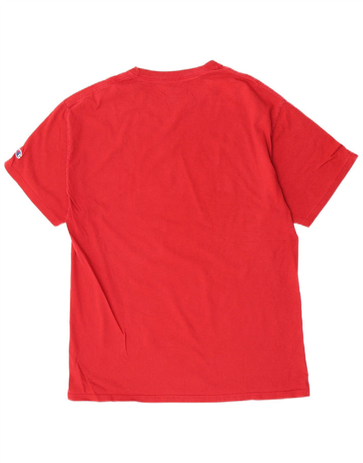 Champion T-Shirt Graphique Homme Grand Rouge Coton