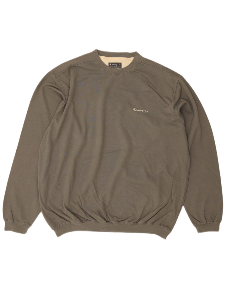 Champion Sweat-shirt pour homme 2XL Gris Coton