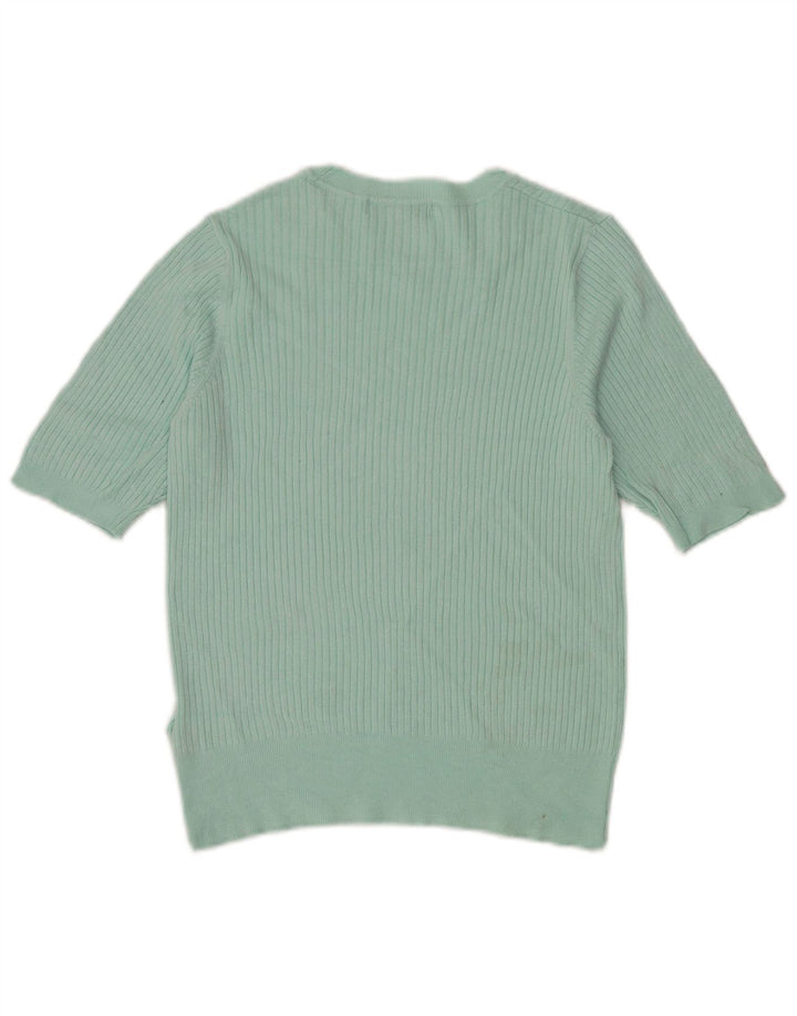 Marks & Spencer Pull col bateau pour femme UK 12 Vert moyen