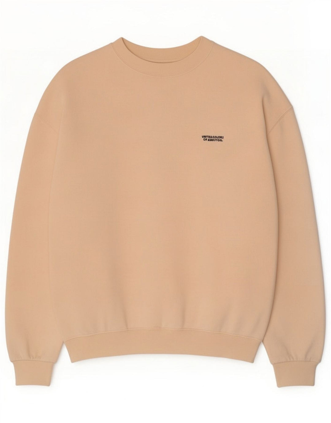Benetton Sweat-shirt pour homme Large Beige