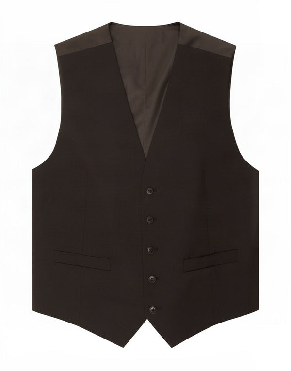 Marks & Spencer Mens Waistcoat Large Black Polyester