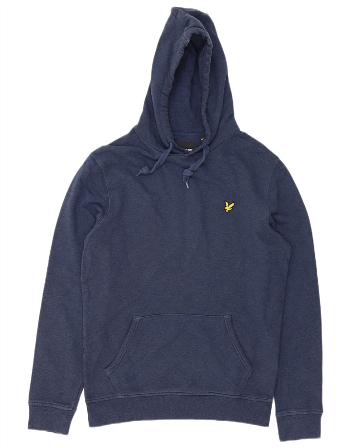 Lyle & Scott Pull à Capuche Homme Bleu Marine Moyen Coton