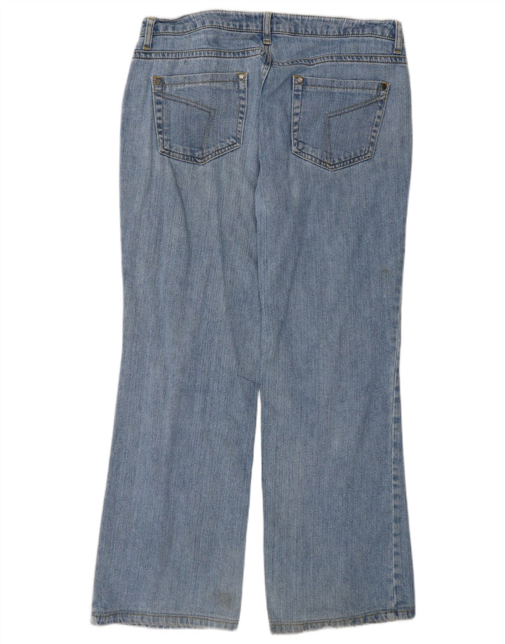vintage Femme Bootcut Jeans W32 L28 Coton Bleu