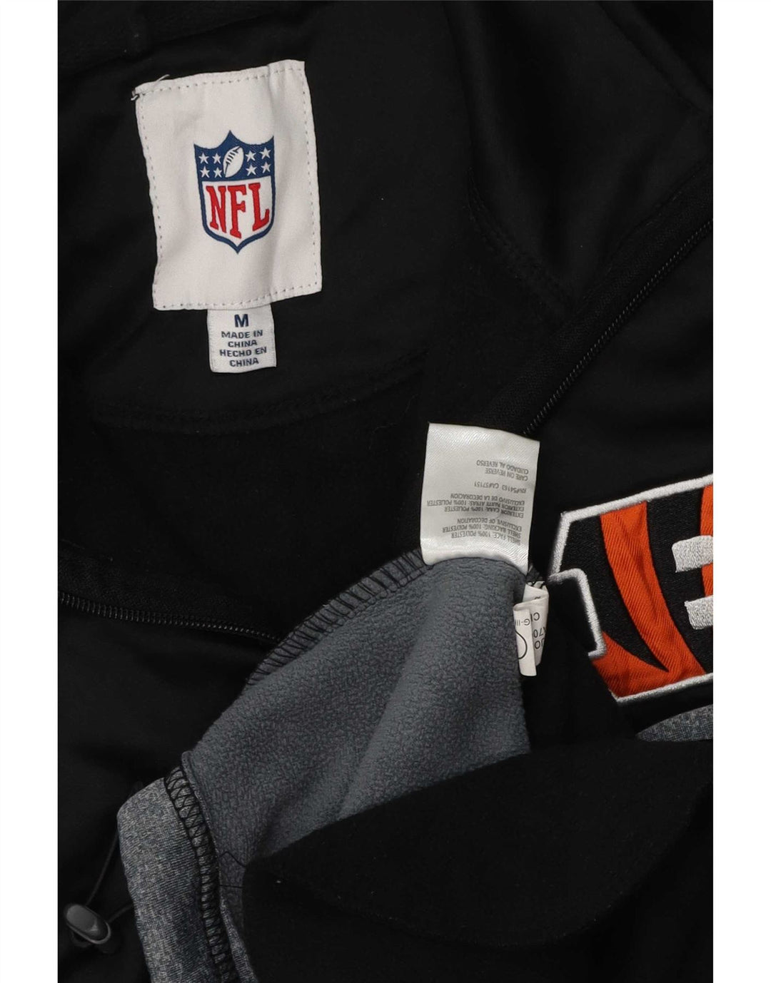 NFL Sweat-shirt graphique Cincinnati Bengals pour homme Noir moyen