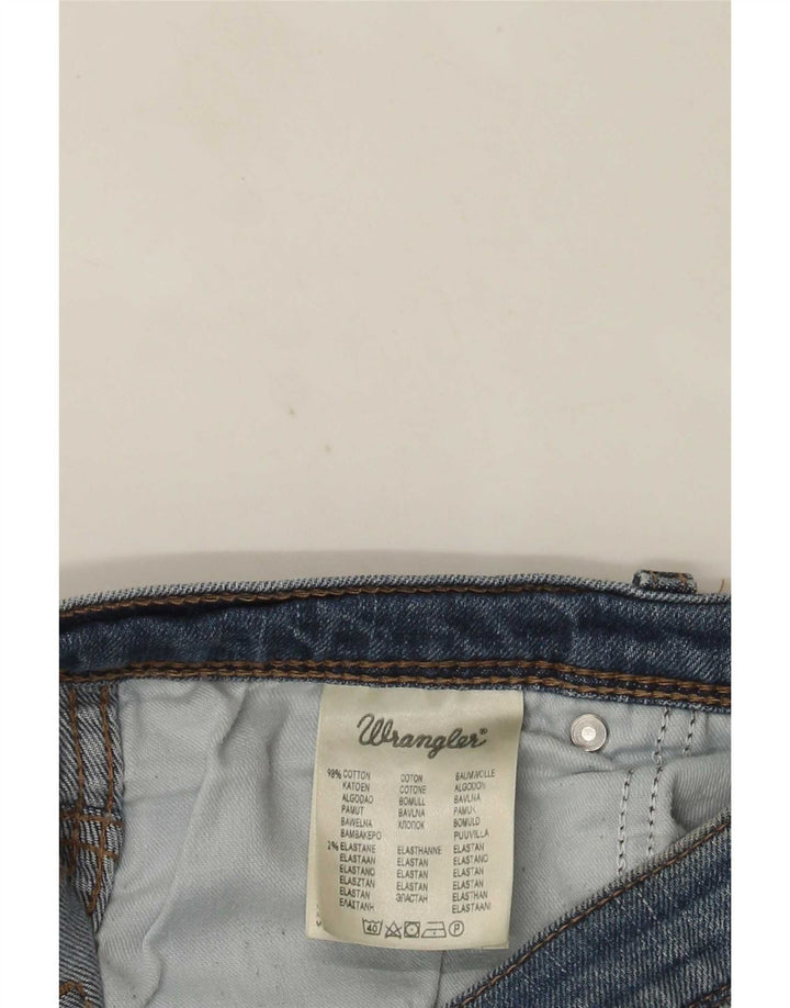 Wrangler Jean droit coupe droite W38 L30 pour homme en coton bleu