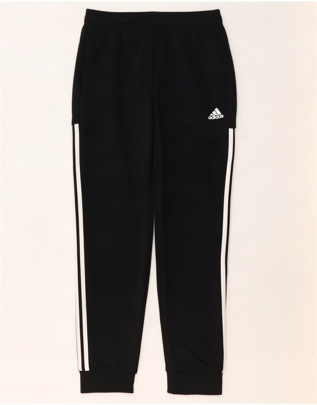 Adidas Pantalon de survêtement pour homme Pantalon de jogging Petit Noir Polyester