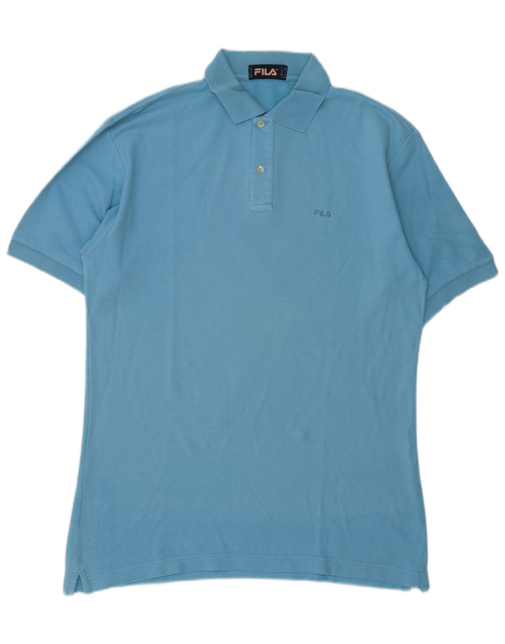 Fila Polo Homme Grand Bleu Coton