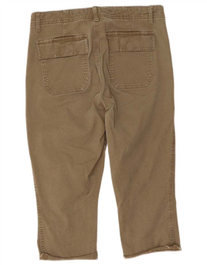 Gap Pantalon Capri Femme US 8 Medium W30 L17 Coton Kaki