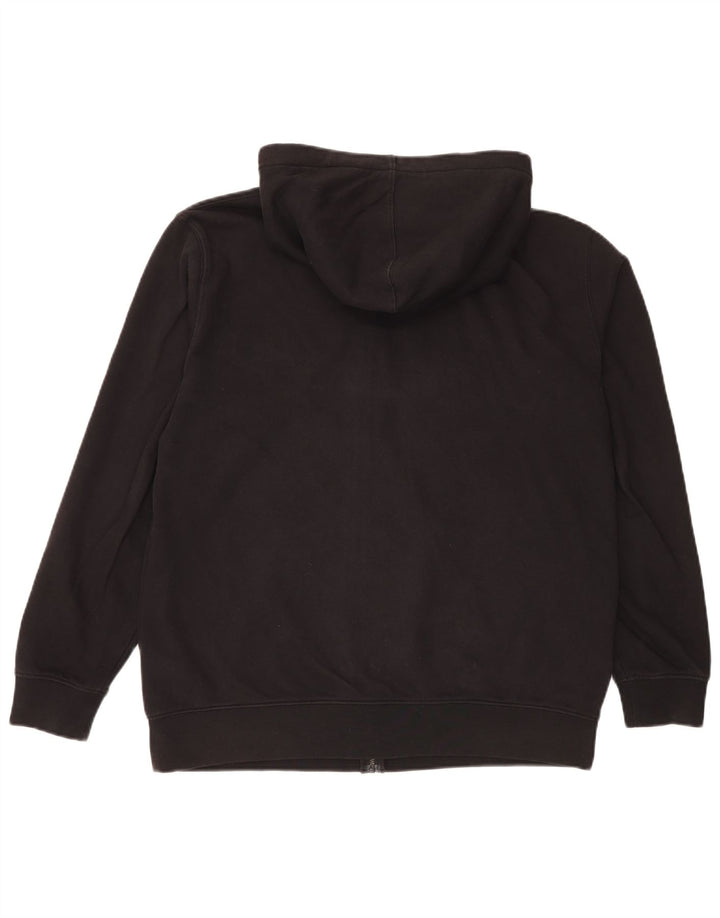 Vans Sweat à capuche zippé pour homme en coton noir moyen