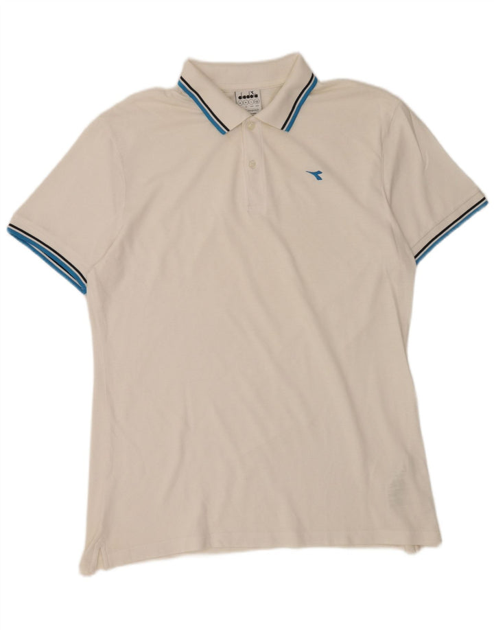 Diadora Polo Homme XL Blanc Coton