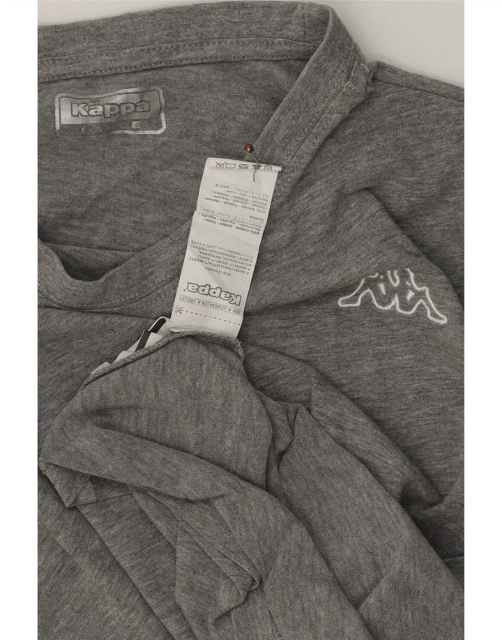Kappa T-Shirt Homme Haut Large Gris Coton