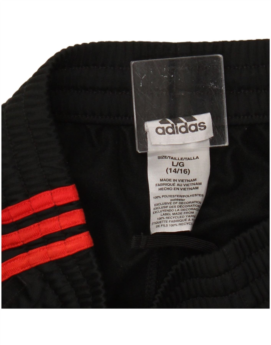 Adidas Pantalon de Survêtement Garçon Joggers 12-13 Ans Large Noir Polyester