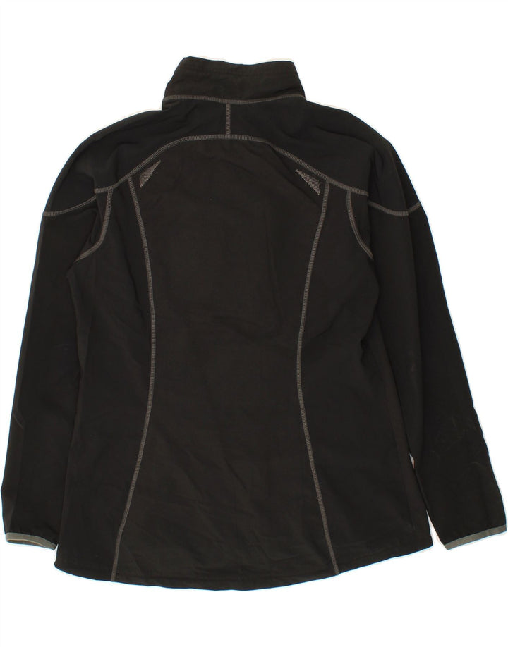EDDIE BAUER Womens Tracksuit Top Jacket UK 16 Large Black Polyester Vintage Eddie Bauer and Second-Hand Eddie Bauer from Messina Hembry 