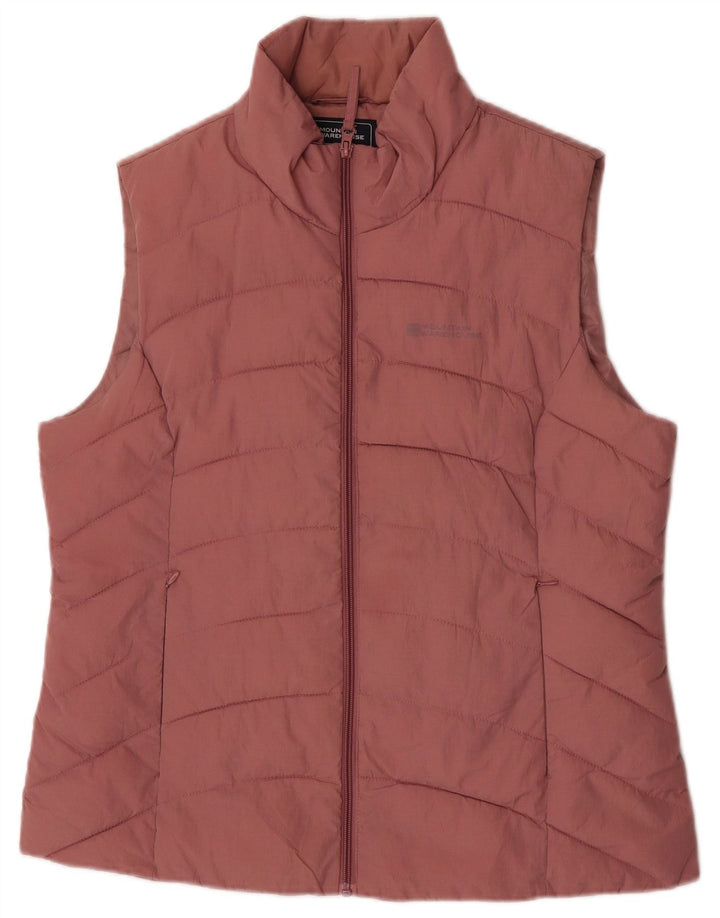 Mountain Warehouse Veste de pluie sans manches pour femme UK 16 Large Rose Polyester