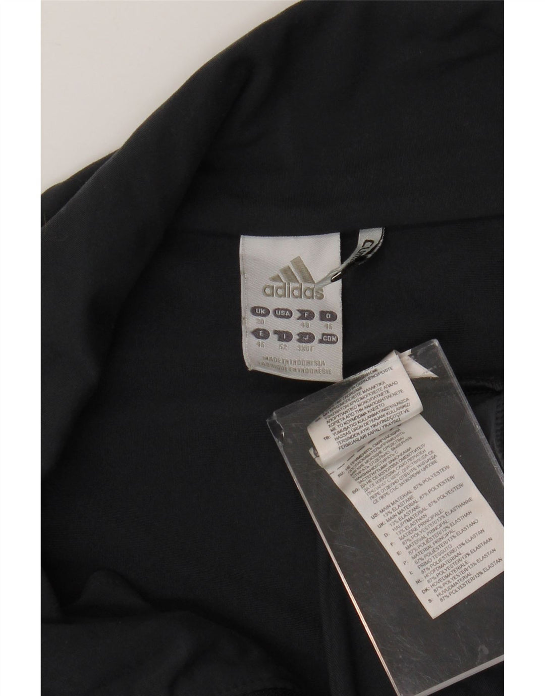 ADIDAS Veste de survêtement pour femme UK 20 XL Gris Polyester