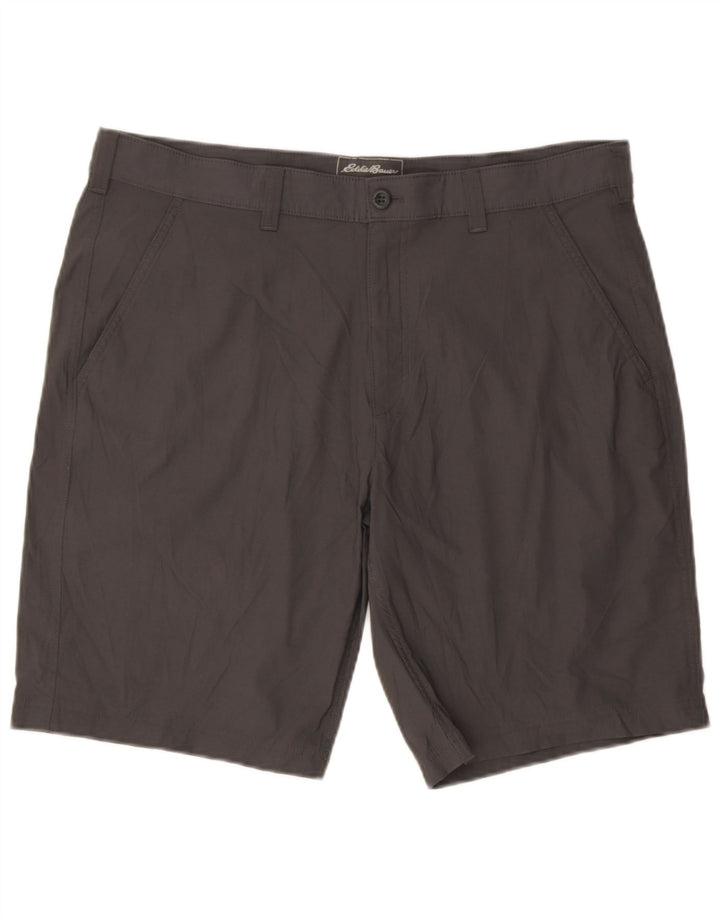 Eddie Bauer Short Chino Homme W38 XL Nylon Gris