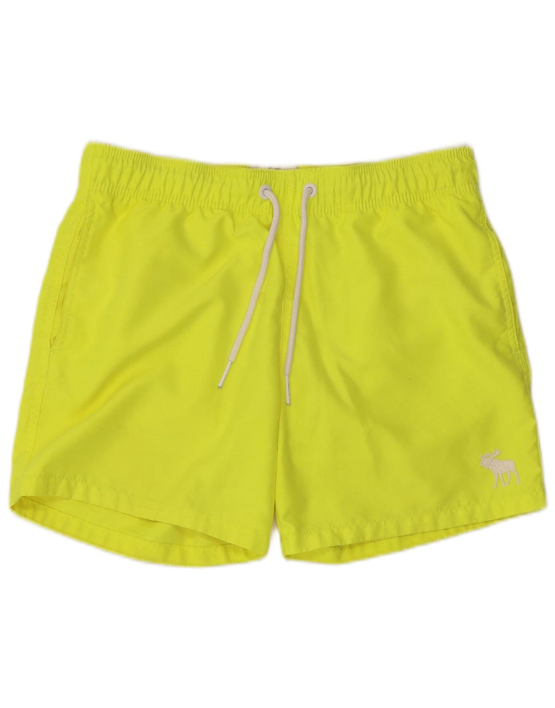 Abercrombie & Fitch Short de bain pour homme en polyester jaune moyen