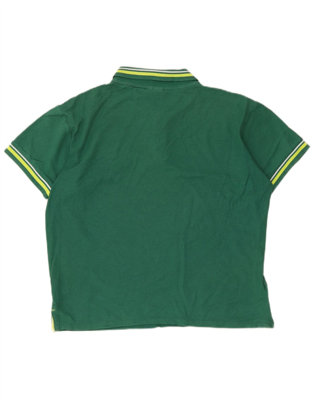 Umbro Polo Homme Vert Moyen Rayé Coton