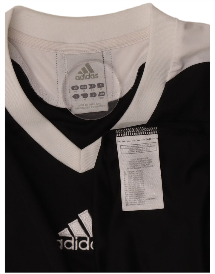 Adidas Hommes Climalite T-Shirt Haut Noir Colorblock Polyester