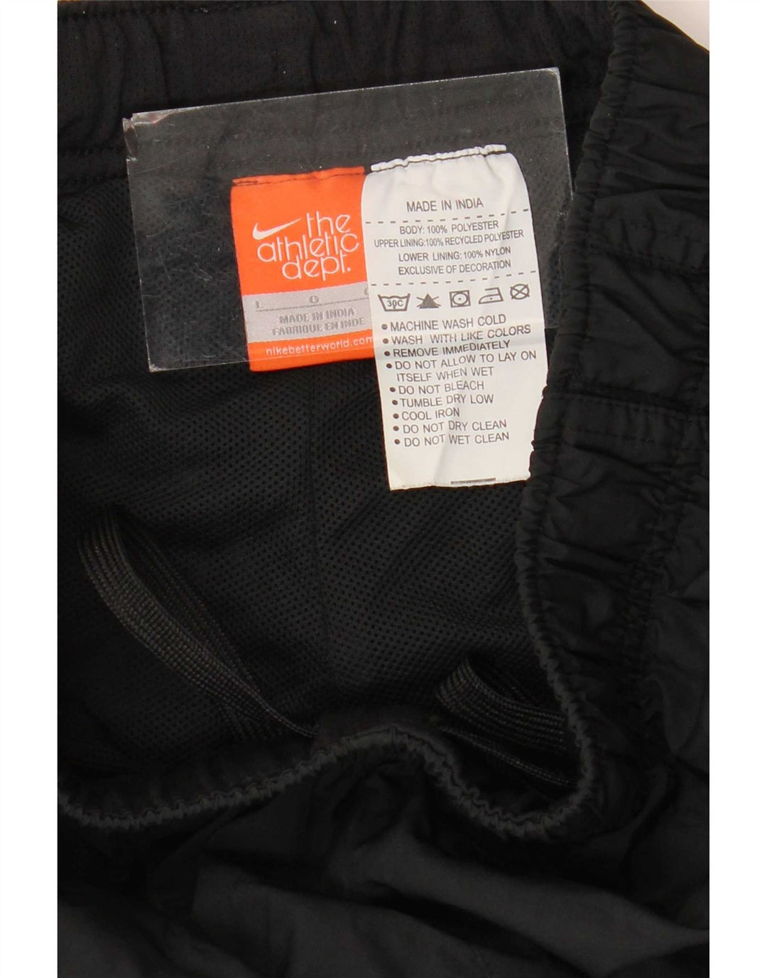 Nike Pantalon de survêtement pour homme Large Noir Polyester