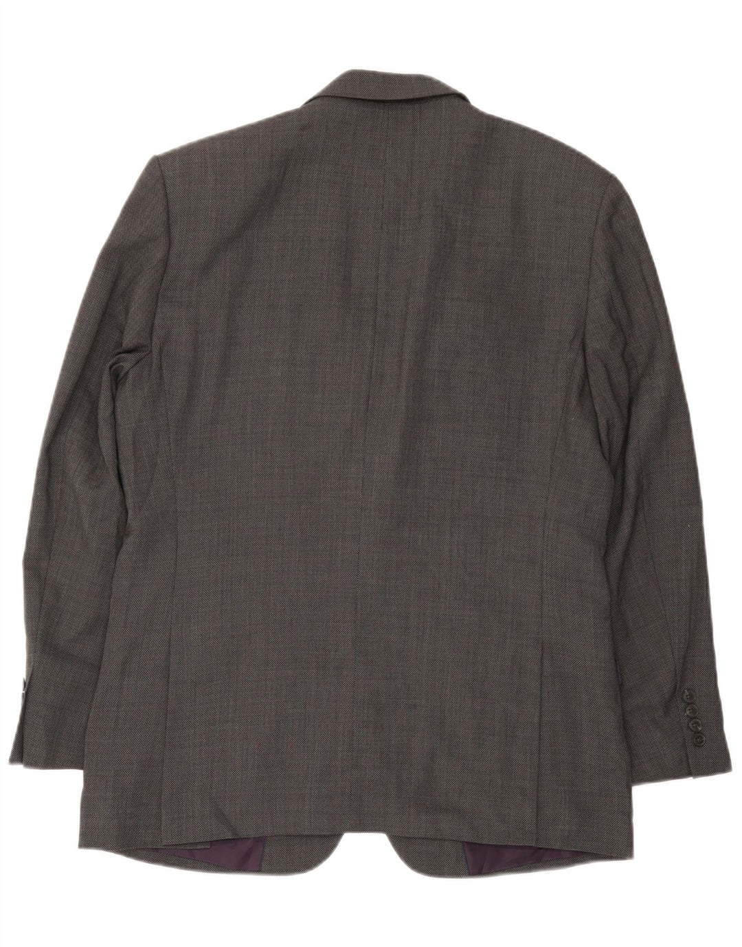 Marks & Spencer Veste blazer coupe régulière à 2 boutons pour homme UK 42 Large Gris