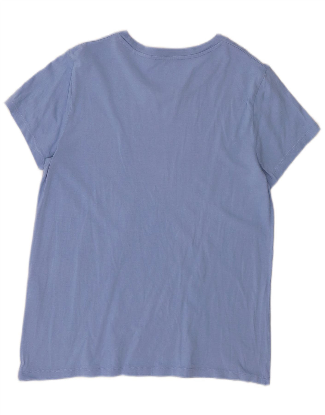 Levi's T-Shirt Graphique Femme UK 12 Bleu Moyen Coton
