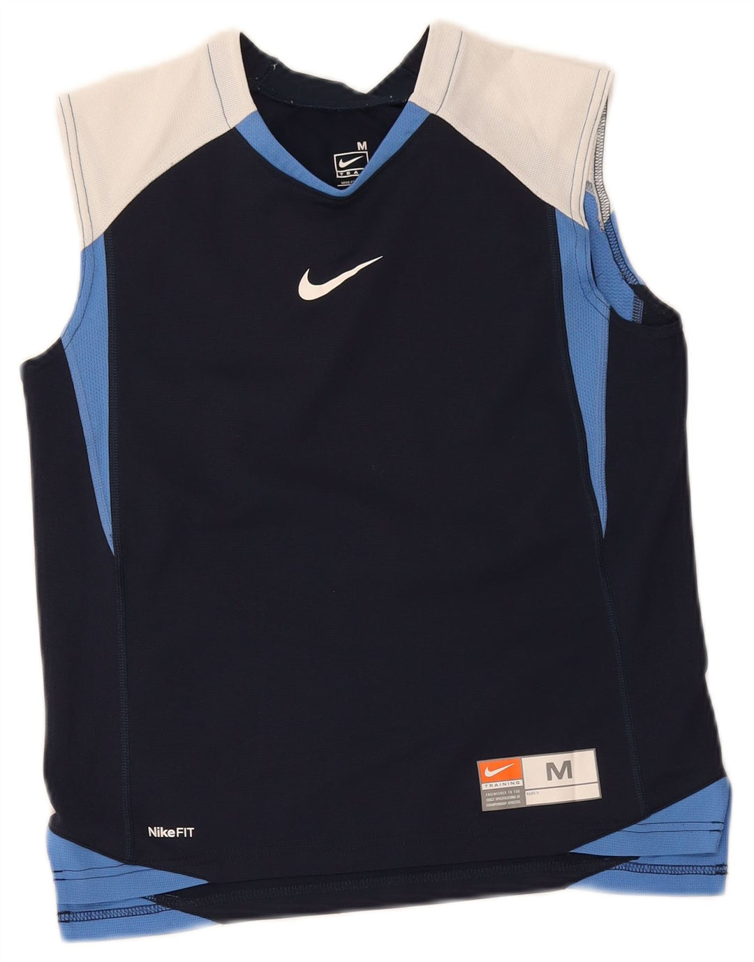 Nike Garçon Graphic Débardeur 10-11 ans Bleu Marine Moyen Colorblock
