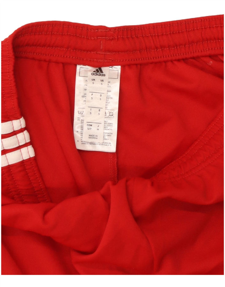 Adidas Short de sport Aeroready pour homme, coupe décontractée, petit, rouge, polyester