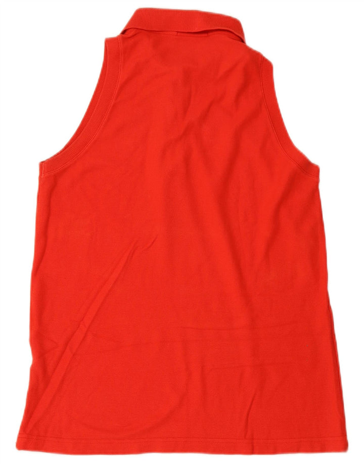 FILA Polo sans manches femme IT 46 Large Rouge Coton