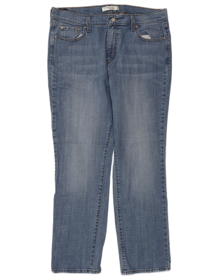 Levi's Jean droit 505 femme US 14 XL W34 L30 Bleu Coton