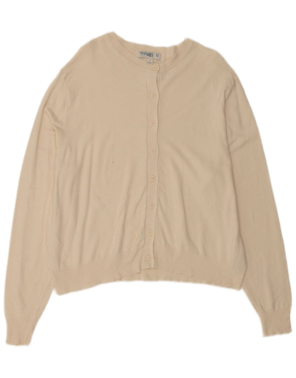 Marks & Spencer Pull Cardigan Femme UK 18 XL Beige Viscose