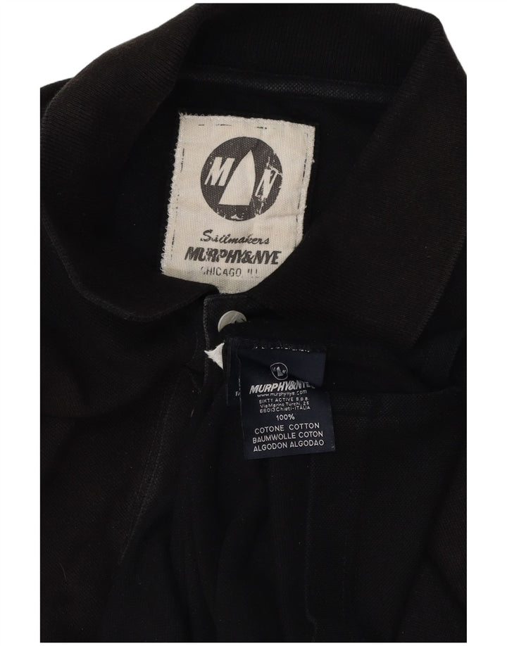 MURPHY & NYE Polo Chicago Homme Grand Noir Coton