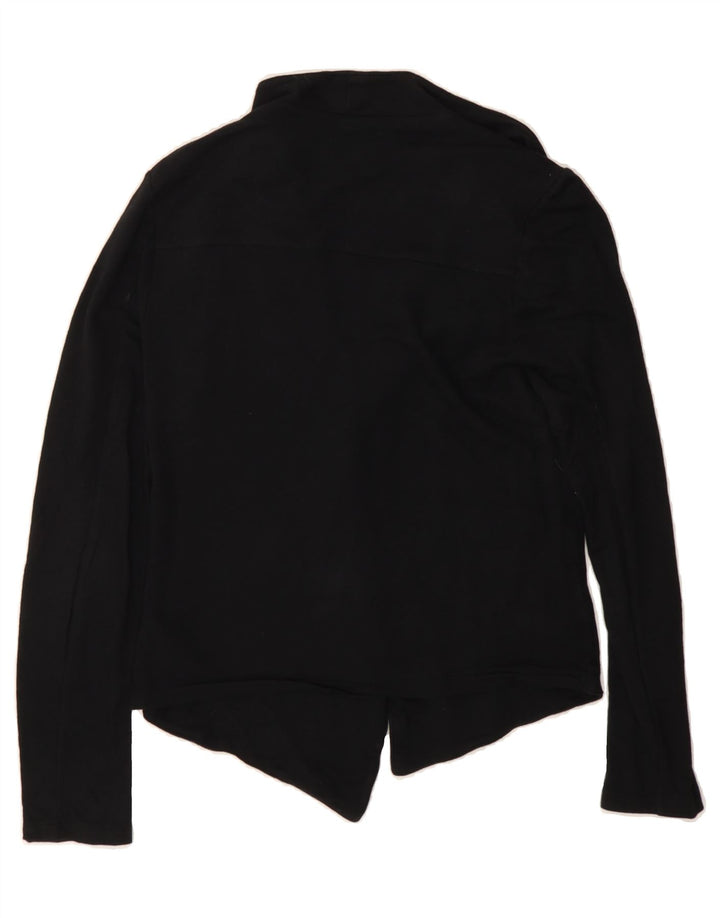 MOSSIMO Womens Open Cardigan Sweater UK 10 Small Black Rayon Vintage Mossimo and Second-Hand Mossimo from Messina Hembry 