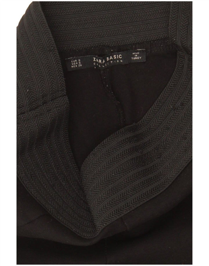 Zara Leggings Femme UK 8 Petit Noir
