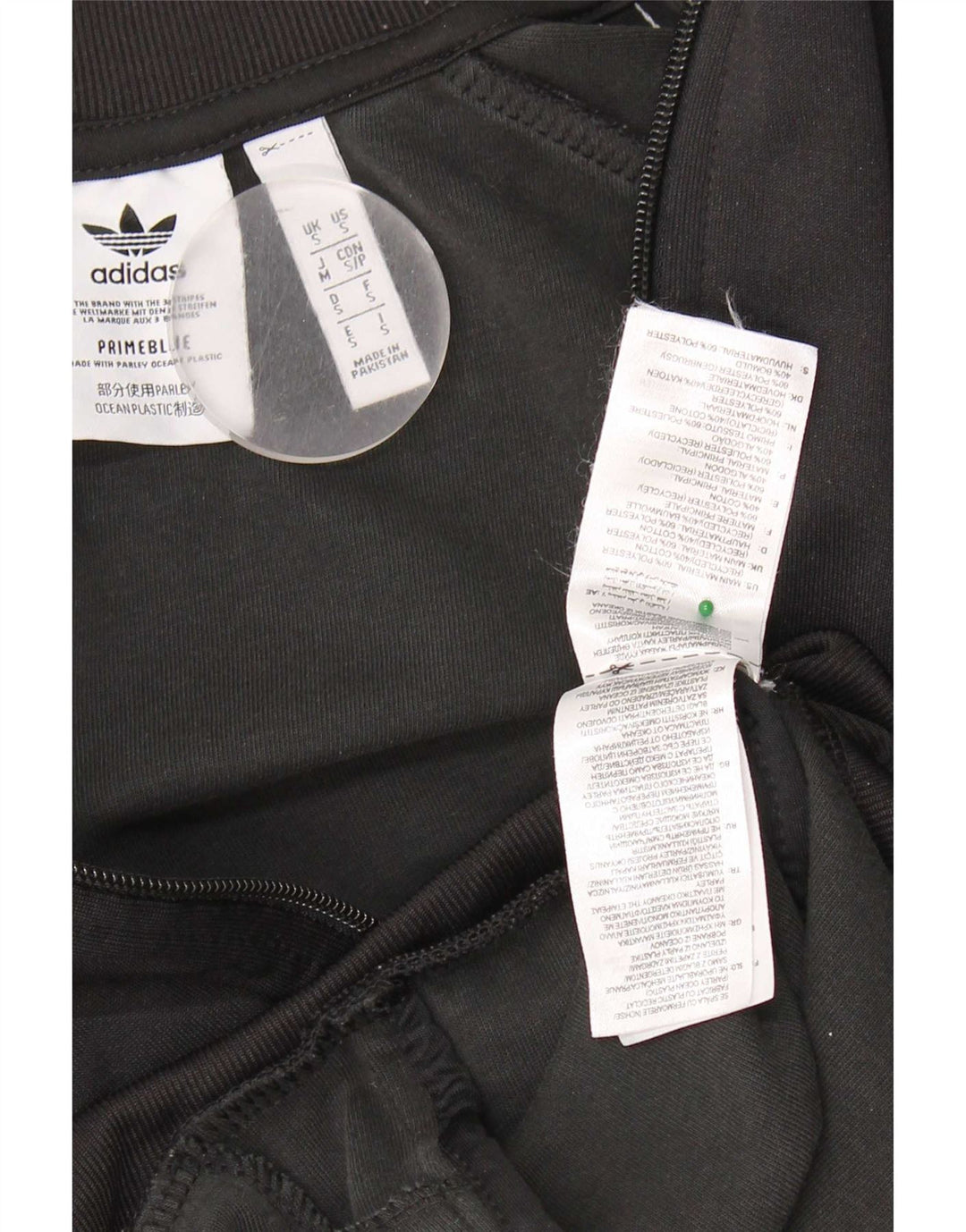 Adidas Veste de survêtement pour homme Petit Noir Polyester