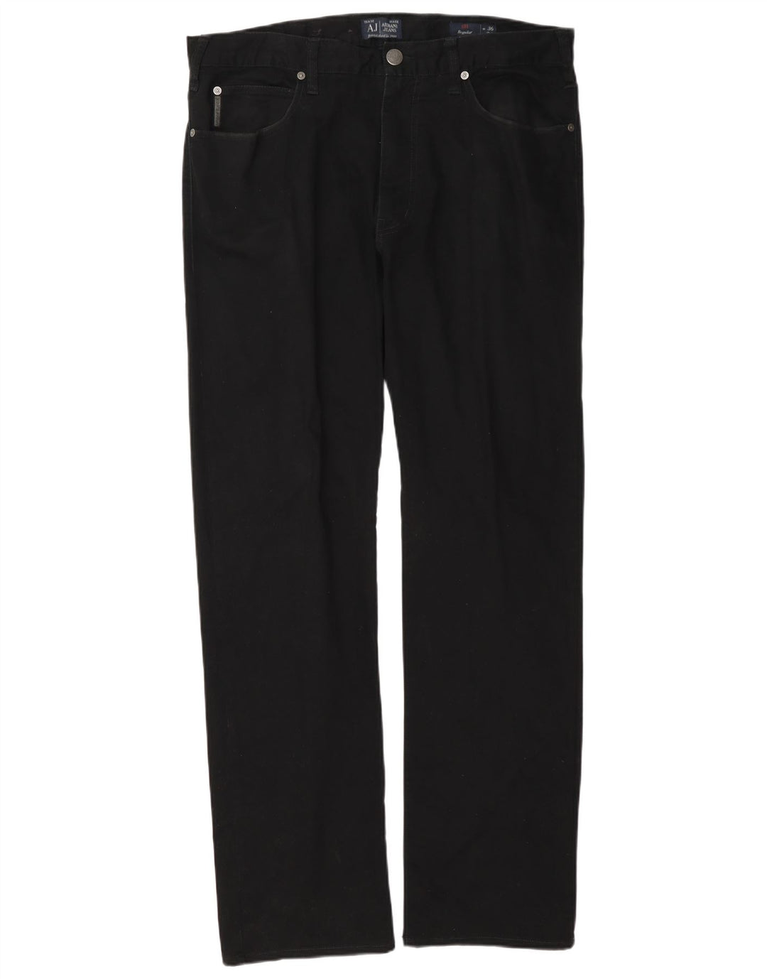 Armani Jean droit homme W36 L34 bleu marine coton