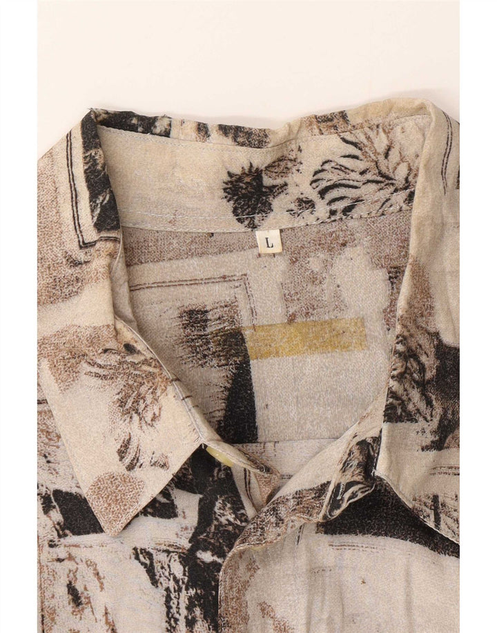 Chemise Homme Vintage Grand Floral Multicolore