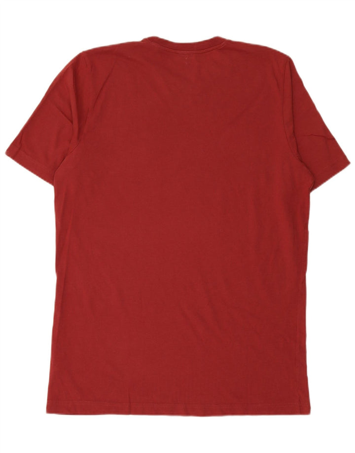 ADIDAS T-shirt graphique pour hommes, grand coton rouge