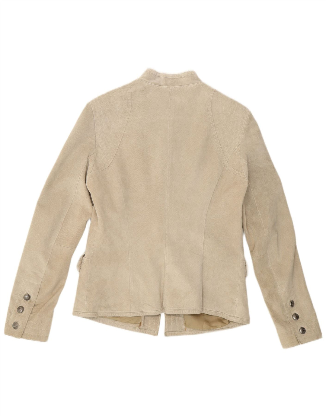 Conbipel Veste En Daim Femme IT 42 Cuir Beige Moyen