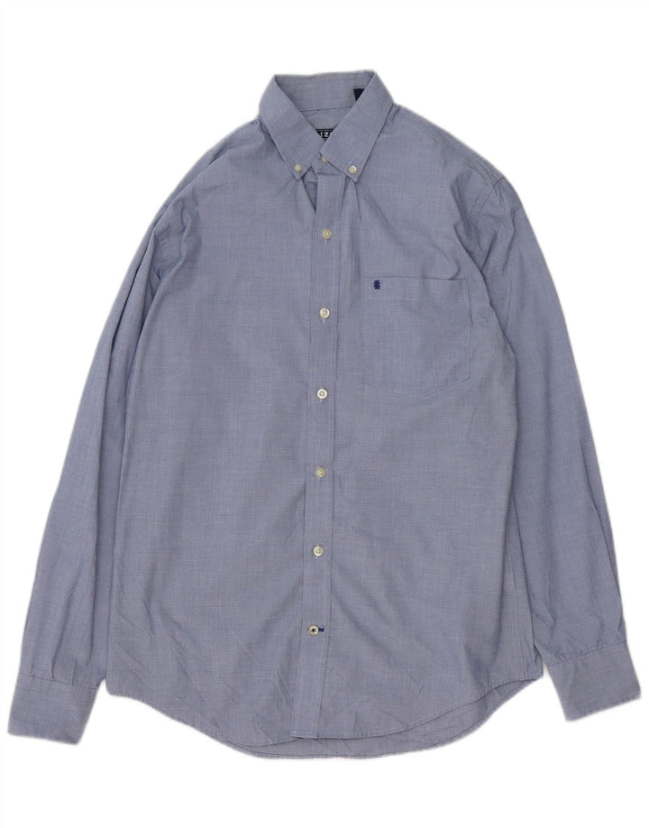 IZOD Chemise Homme Petit Bleu Coton