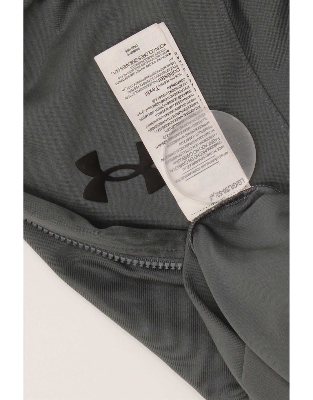 Under Armour Veste de survêtement pour homme Large Gris Colorblock Polyester