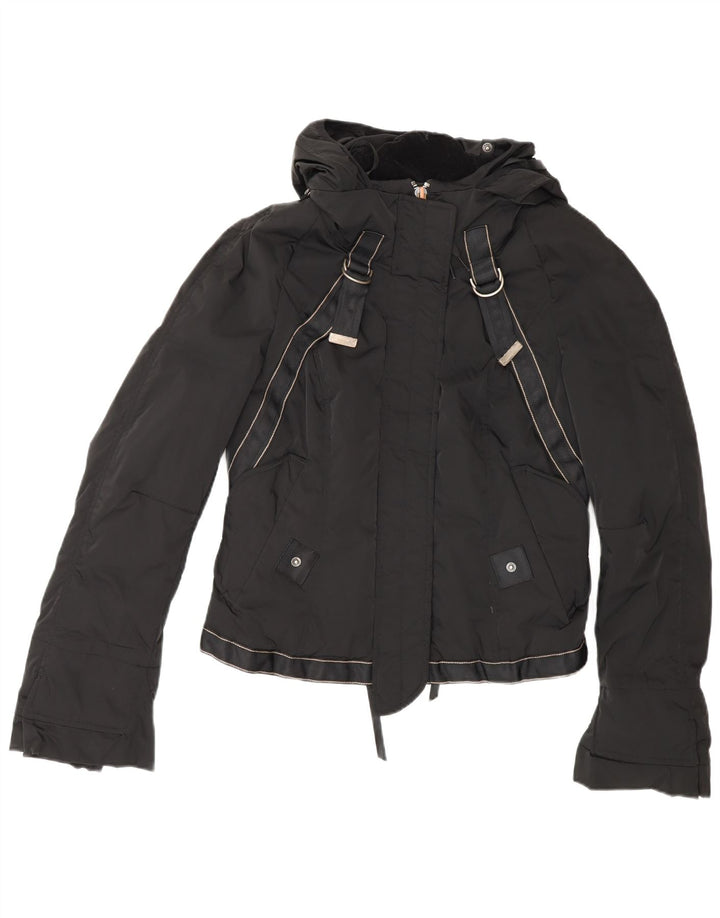 Marithe François Girbaud Veste matelassée à capuche pour femme IT 42 Medium Noir
