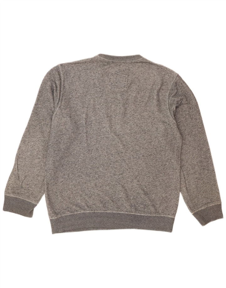 Crew Clothing Sweat-Shirt Homme Gris Moyen Moucheté Coton