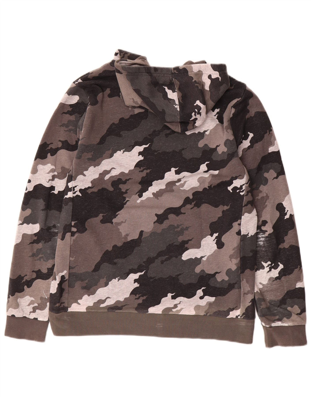 ADIDAS Pull à capuche graphique pour garçon 13-14 ans Marron Camouflage Coton