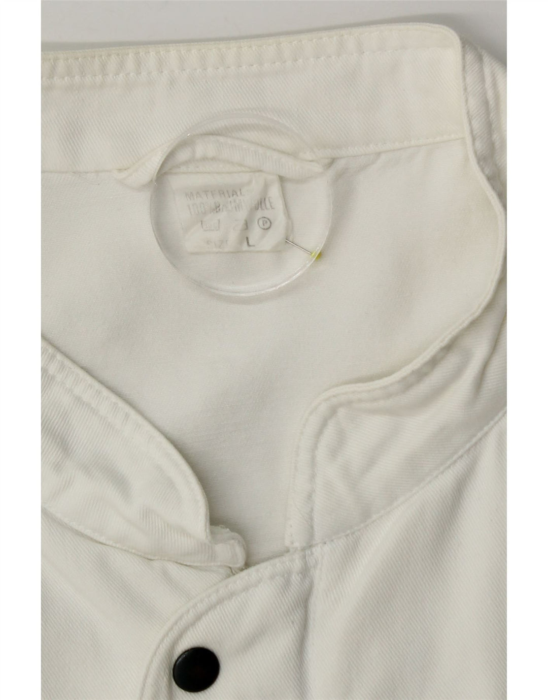 veste utilitaire homme vintage UK 40 Grand coton blanc