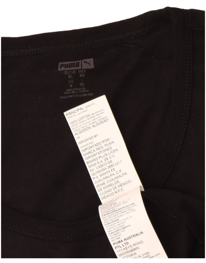 Puma Débardeur XL Homme Noir Coton