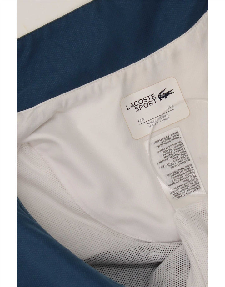 Lacoste Veste de survêtement graphique pour homme Taille 3 Petit Bleu Colorblock