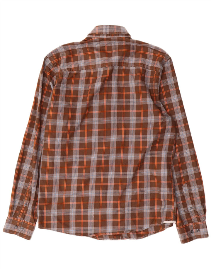 Jack & Jones Chemise sur mesure pour homme en coton à carreaux marron